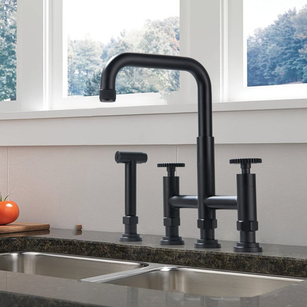 Selected Kitchen Faucet With Side Spray Wayfair   Selected Kitchen Faucet With Side Spray 